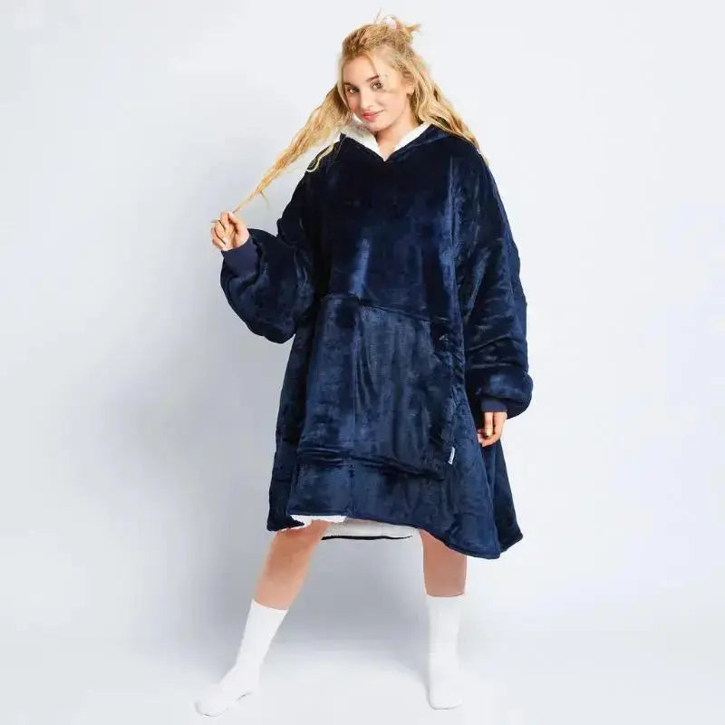 Cozy Oversized Blanket Hoodie