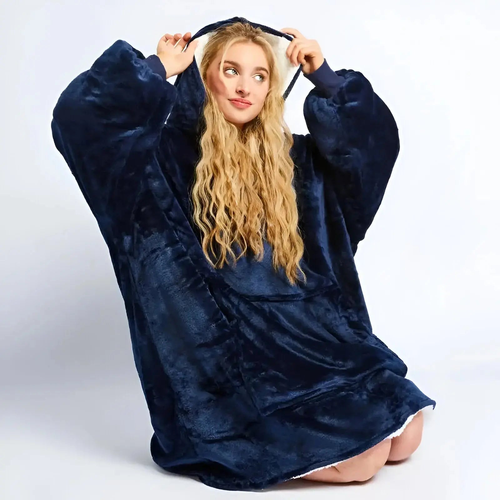 Cozy Oversized Blanket Hoodie